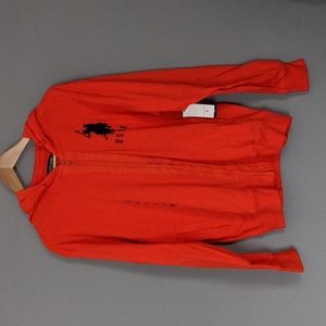Orange Polo Hoodie